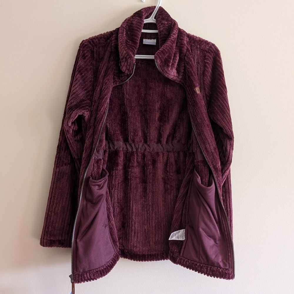 NWT🏷️ Columbia Fire Side Faux Shearling Long Jacket (Small) - Picture 5 of 14